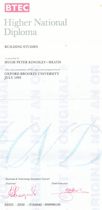 HND Oxford Brookes University